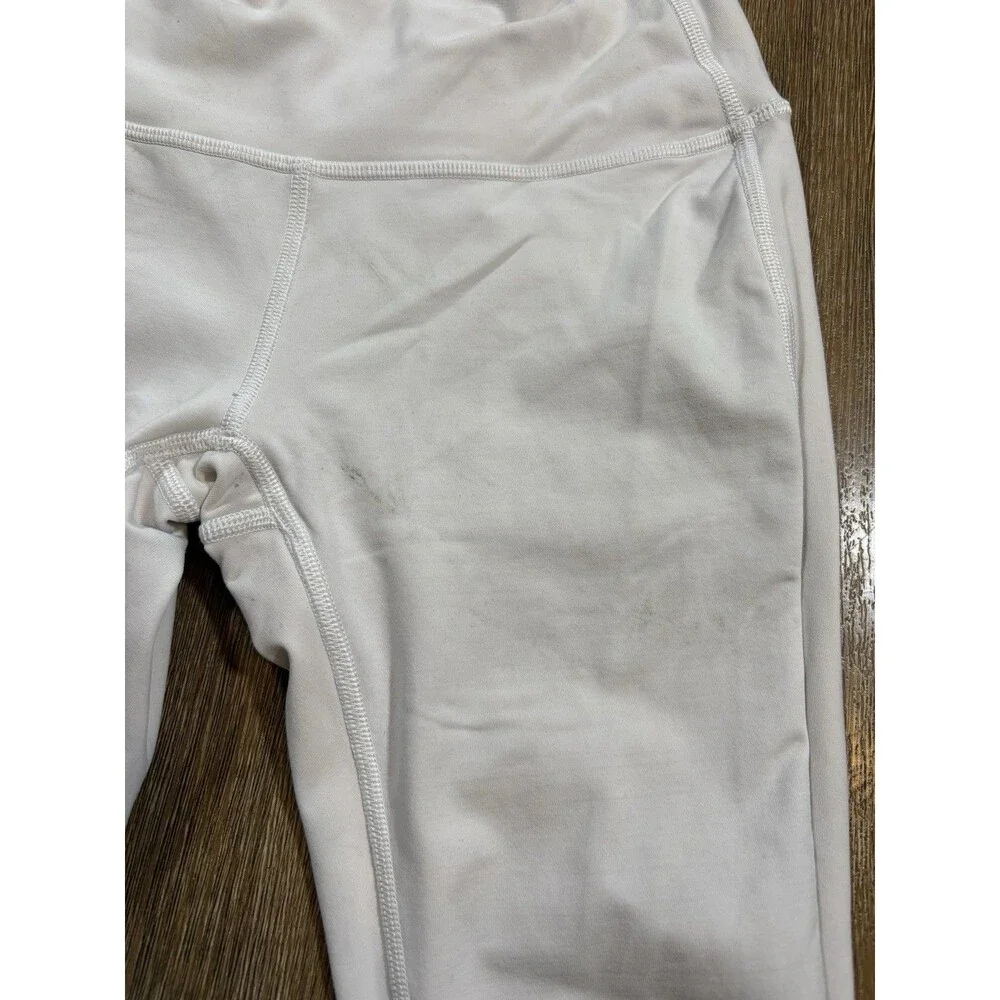 Lululemon Womens White Wunder Under Leggings Size 2 High Rise